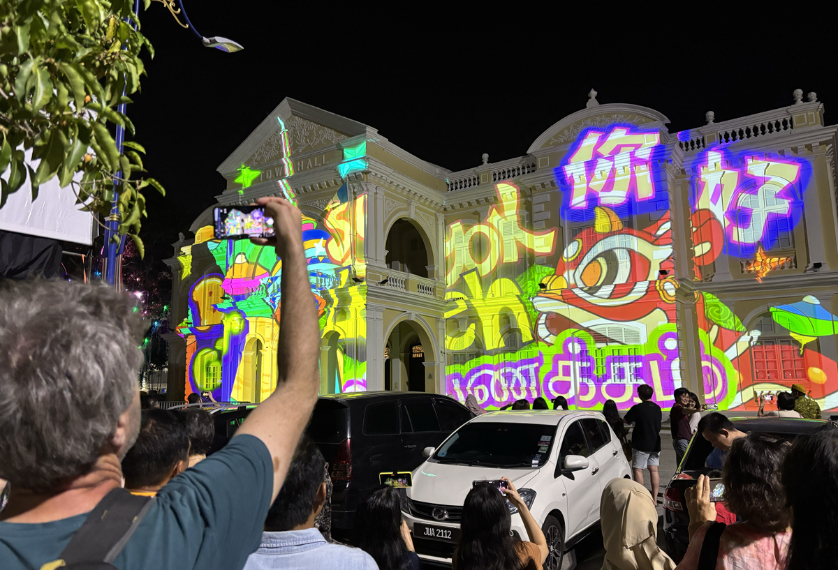 Visual highlights from the team&rsquo;s award-winning projection mapping artwork
