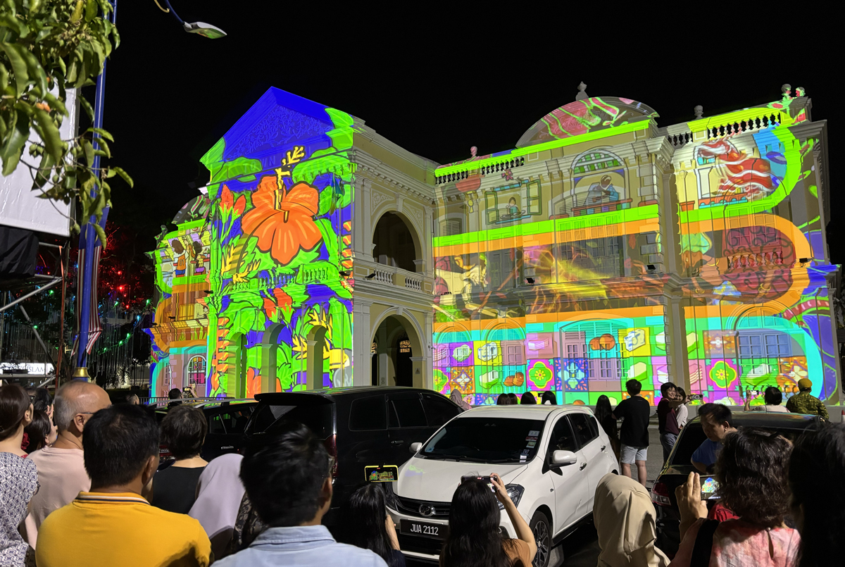 Visual highlights from the team&rsquo;s award-winning projection mapping artwork