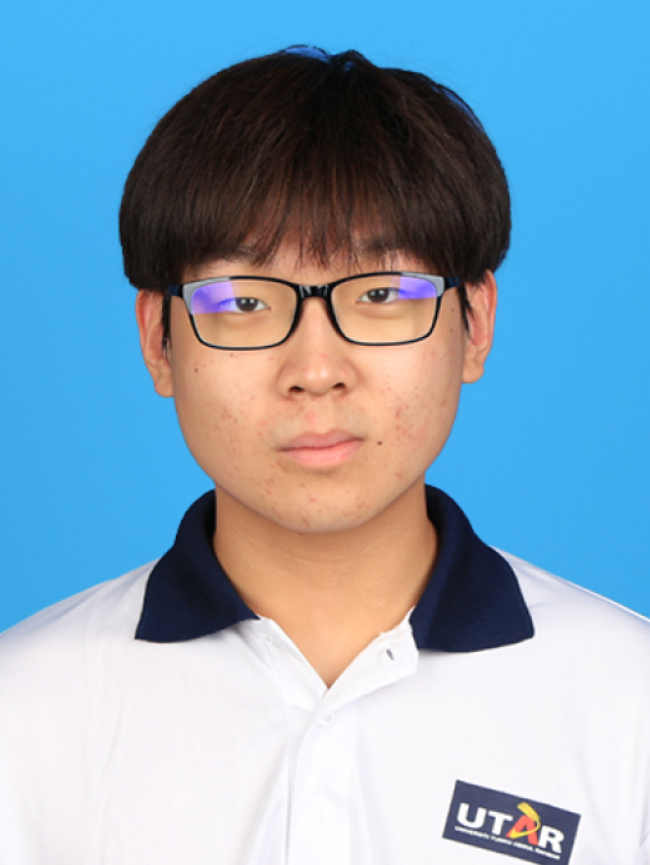 Ling with his certificate