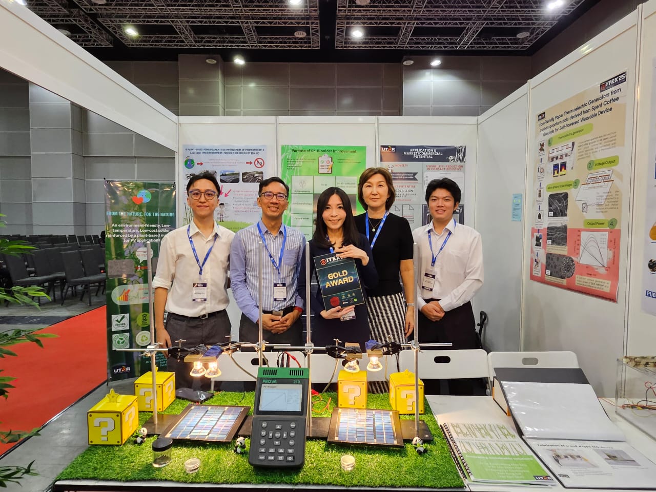 From left: Tan, Dr Lim, Dr Wong, Dr Gulnaziya and Koh