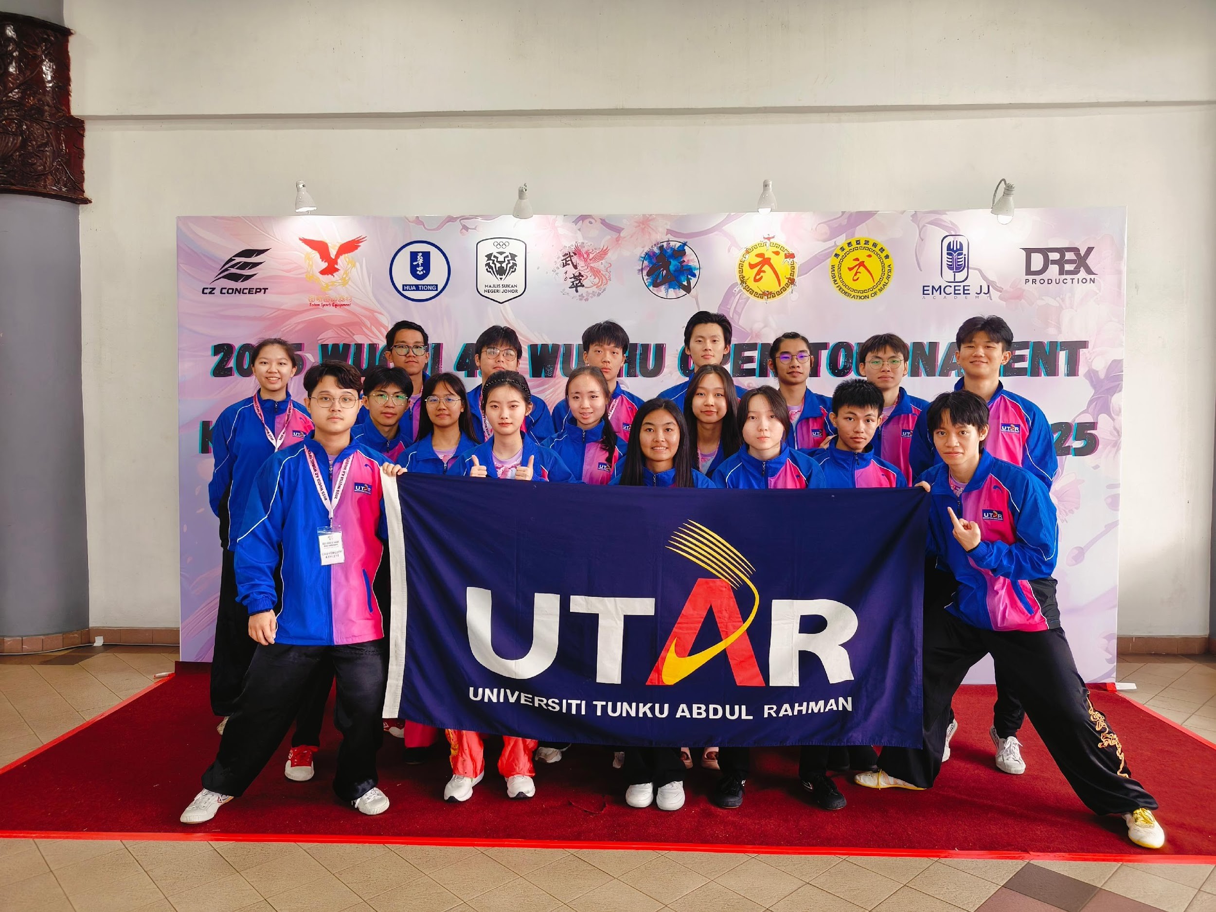 UTAR Wushu players