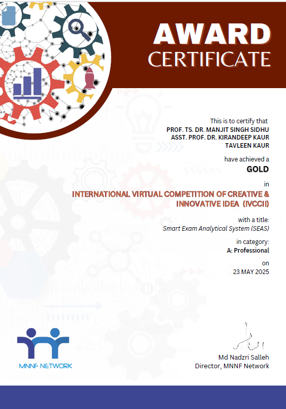 The winning certificate