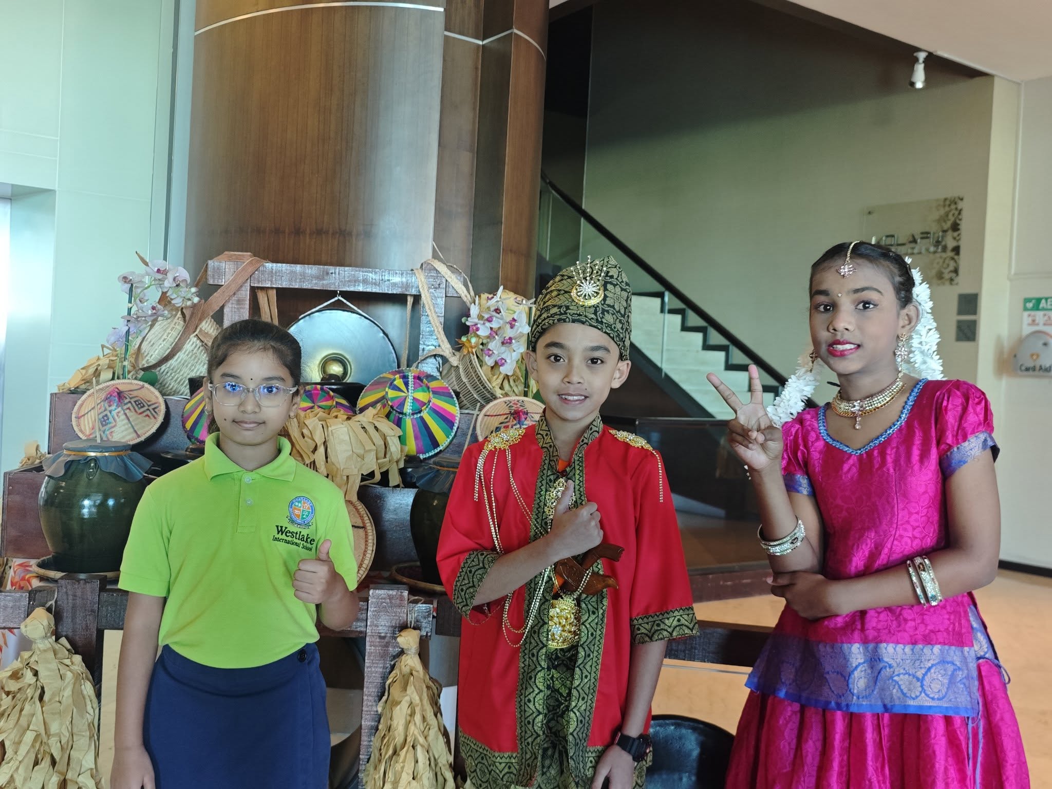 From left: Abhinaa, Amsyar and Kirrtika
