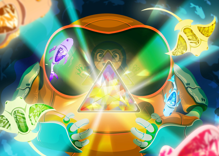 Tan’s award-winning artwork — The Prism Universe