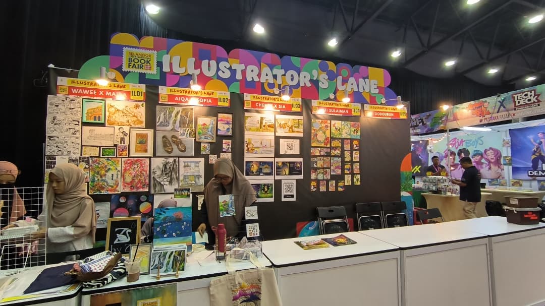 Students’ exhibition at the Selangor International Book Fair