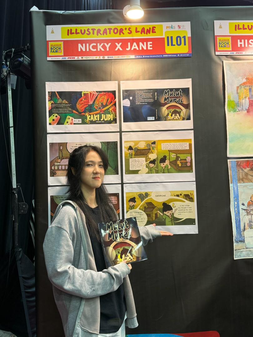 Students’ exhibition at the Selangor International Book Fair