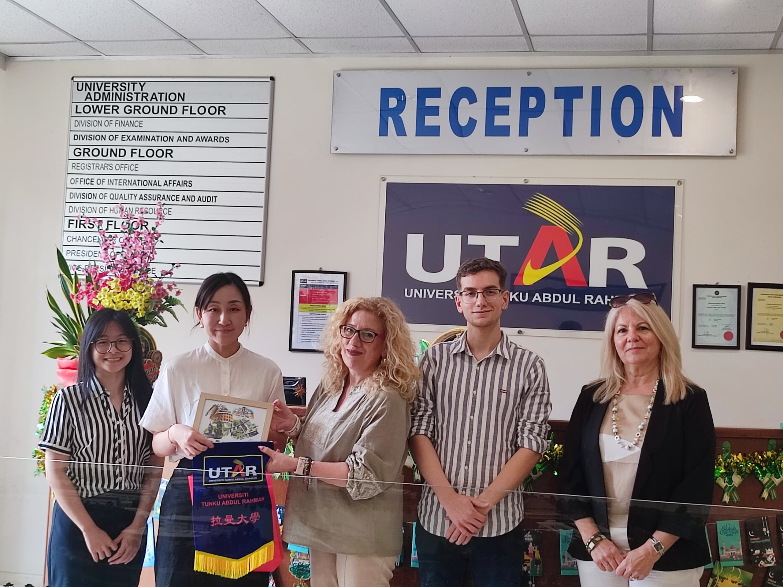 UJA delegates having their academic collaboration session at UTAR Kampar Campus 