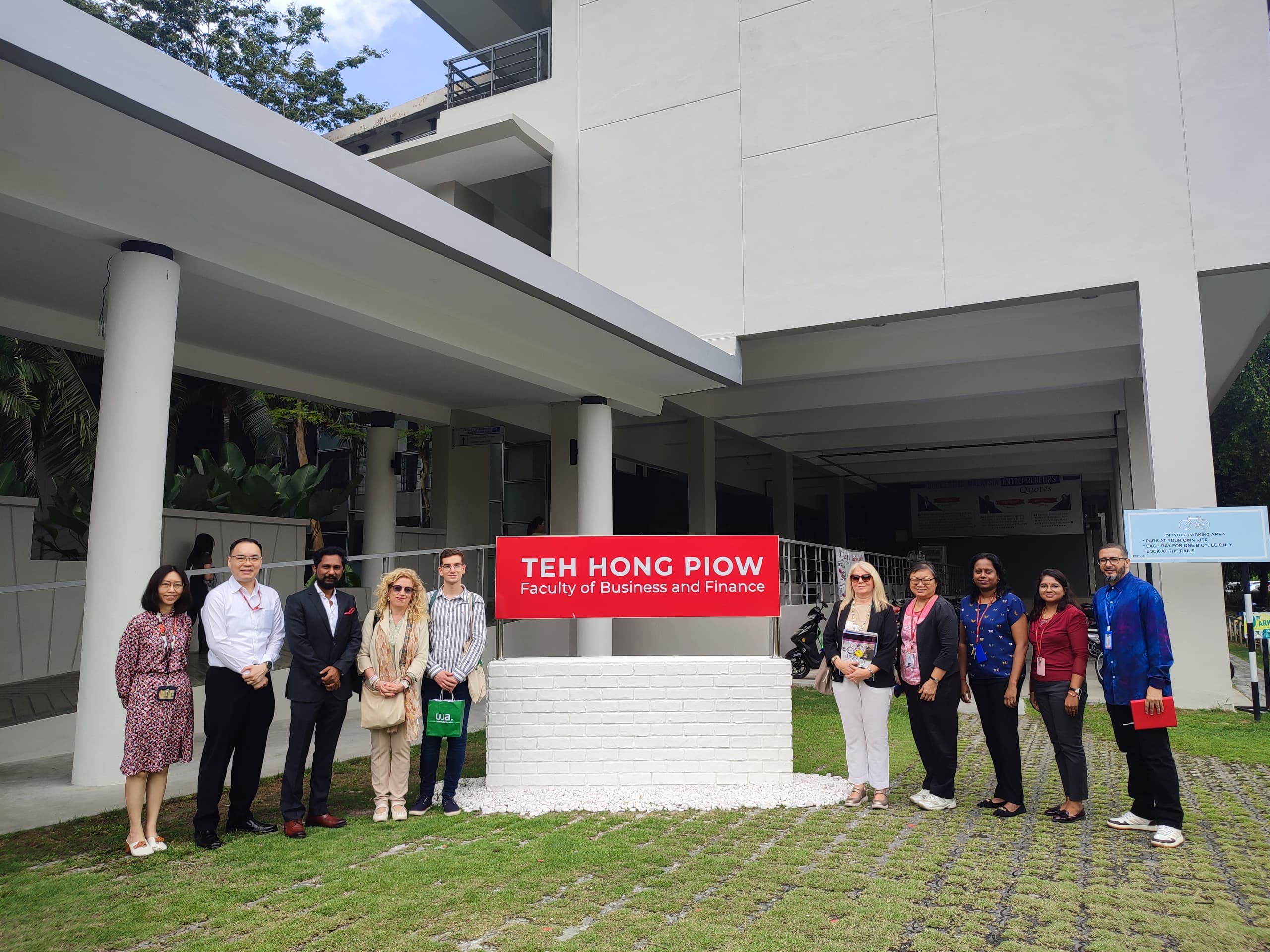 UJA delegates having their academic collaboration session at UTAR Kampar Campus 