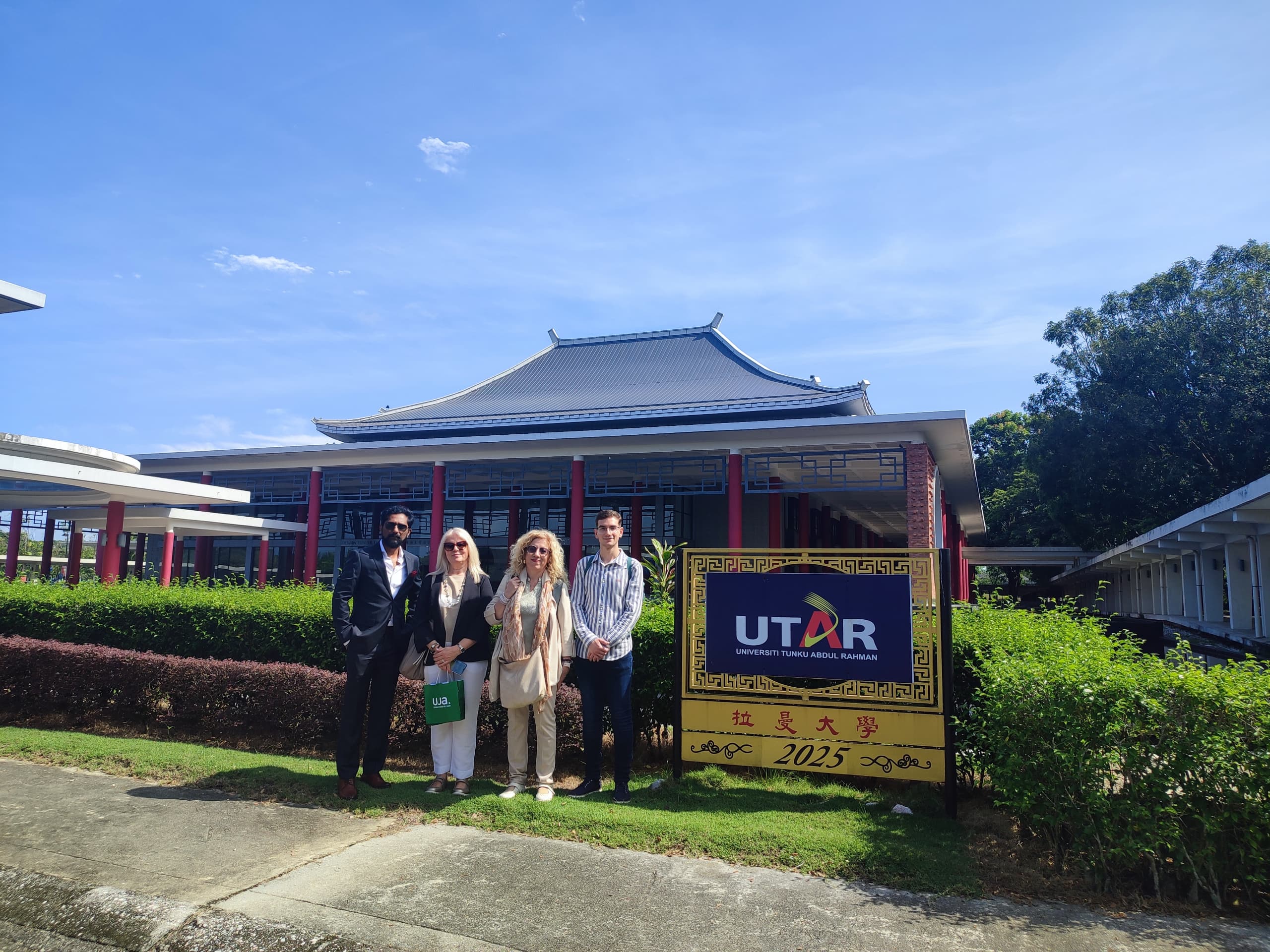 UJA delegates having their academic collaboration session at UTAR Kampar Campus 