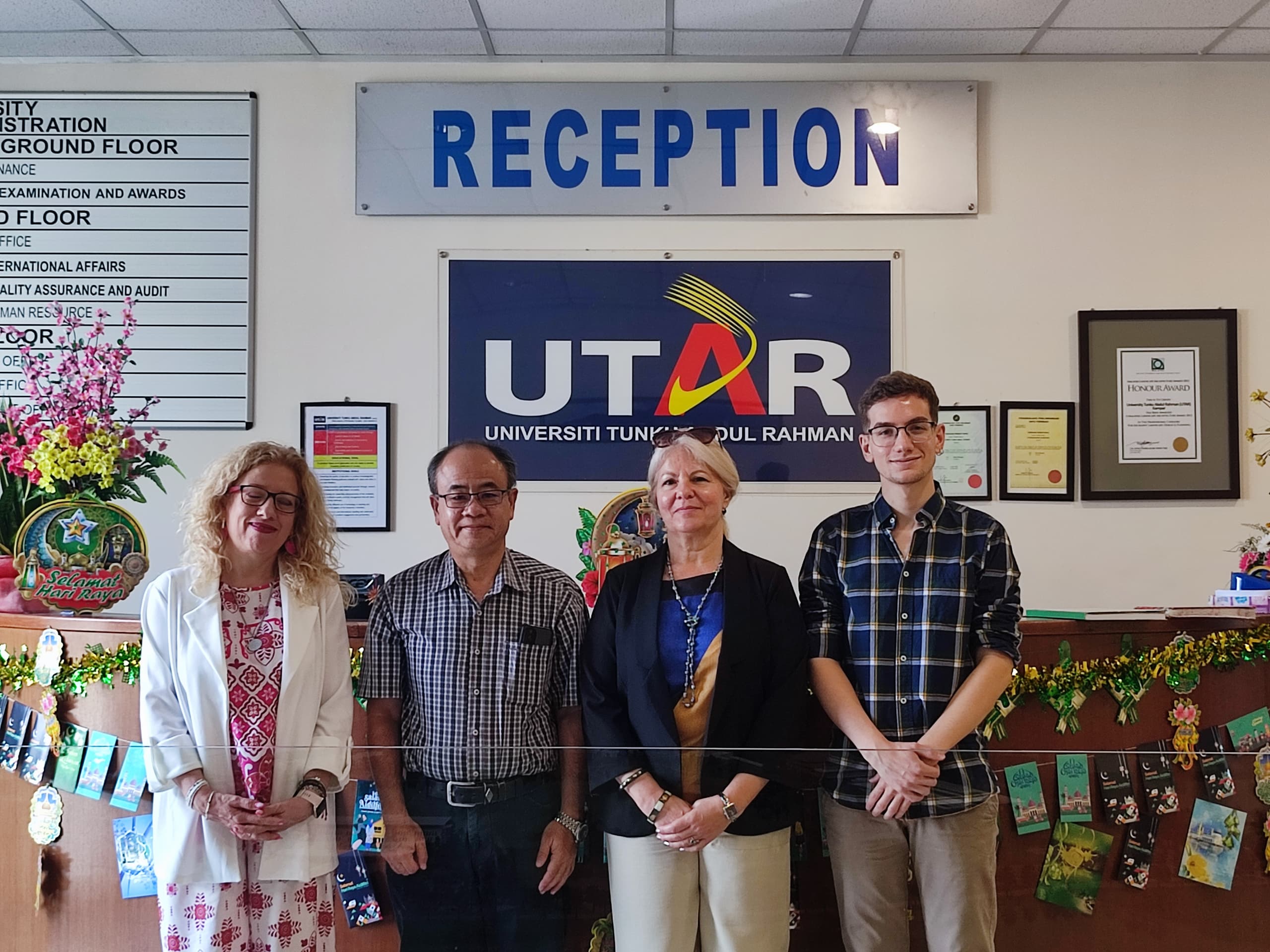 UJA delegates having their academic collaboration session at UTAR Kampar Campus 