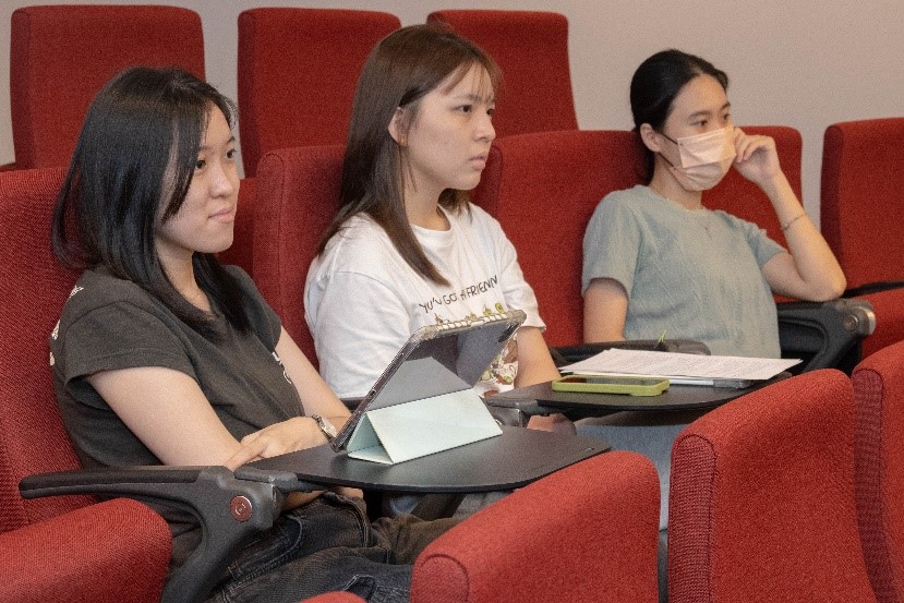 Participants listening attentively