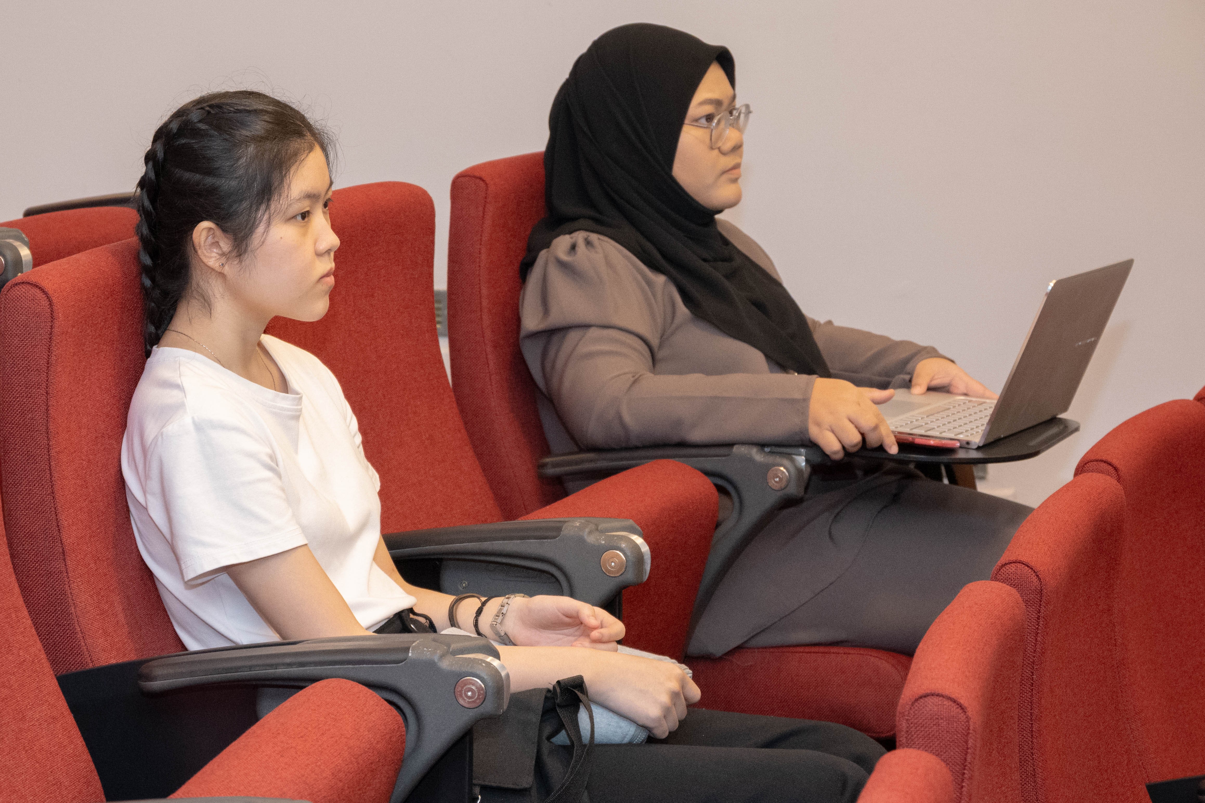 Participants listening attentively