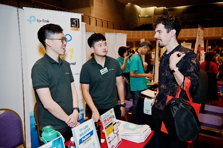 Participants exploring different career pathways through active interactions with industry professionals