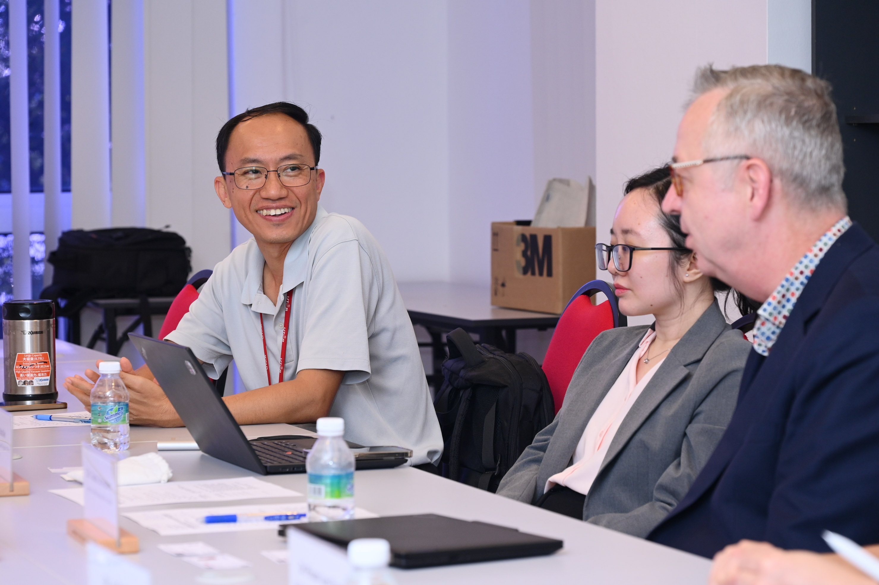 Meeting with faculty members