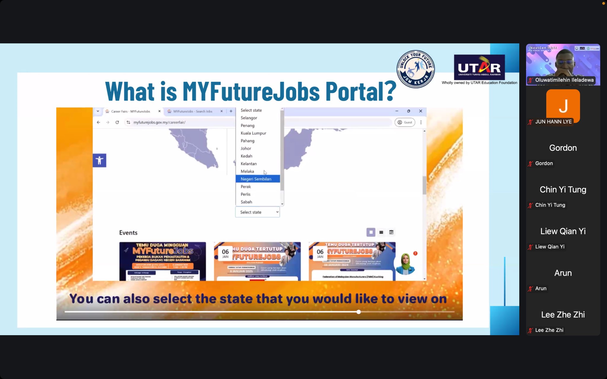Introducing MYFutureJobs Portal through video presentation