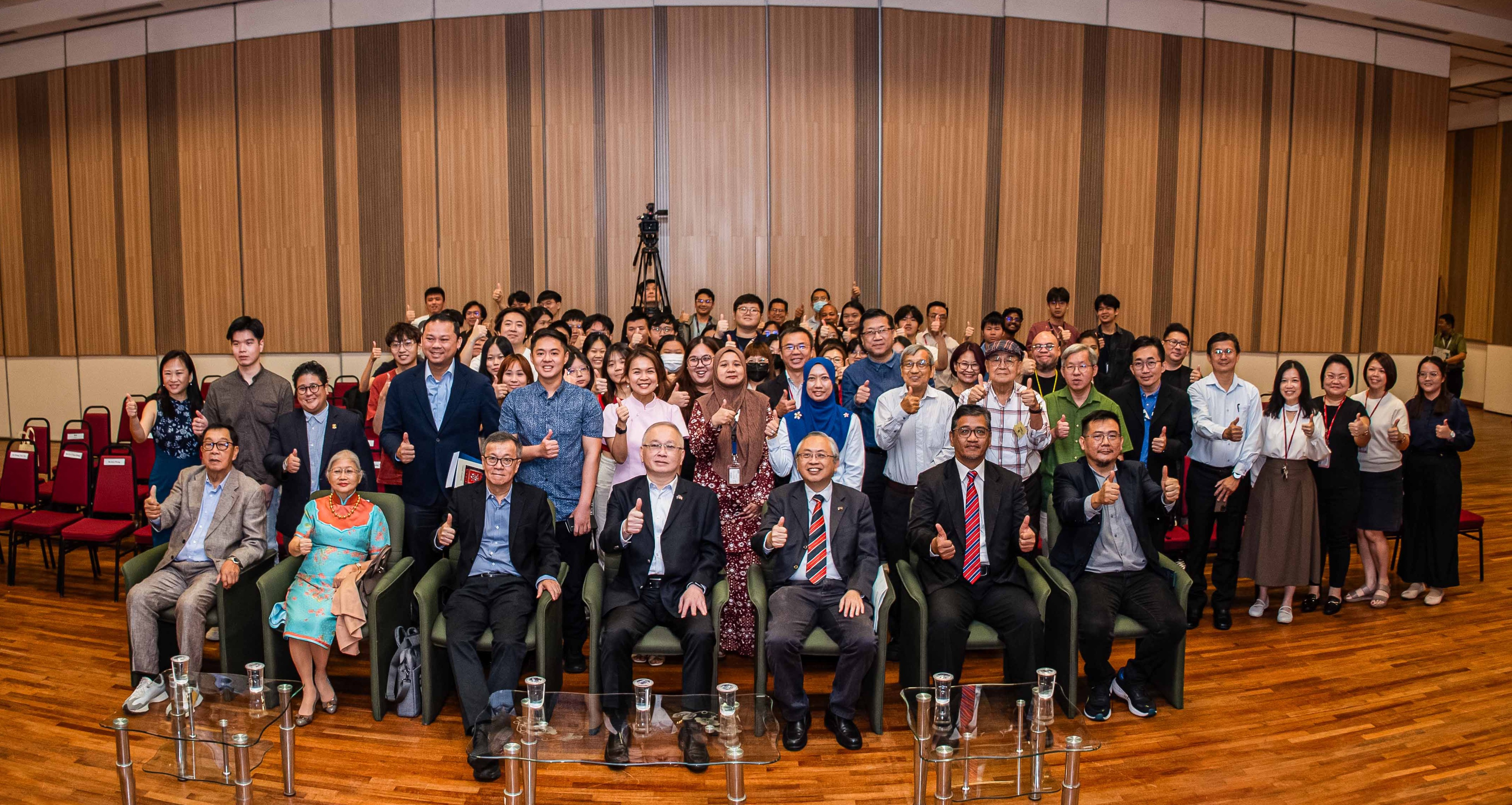 Group photo with attendees