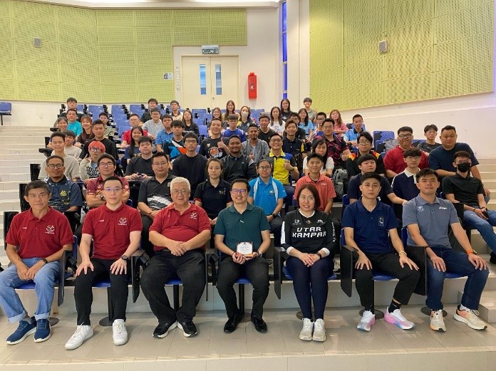 Left photo: The workshop held at UTAR Kampar Campus