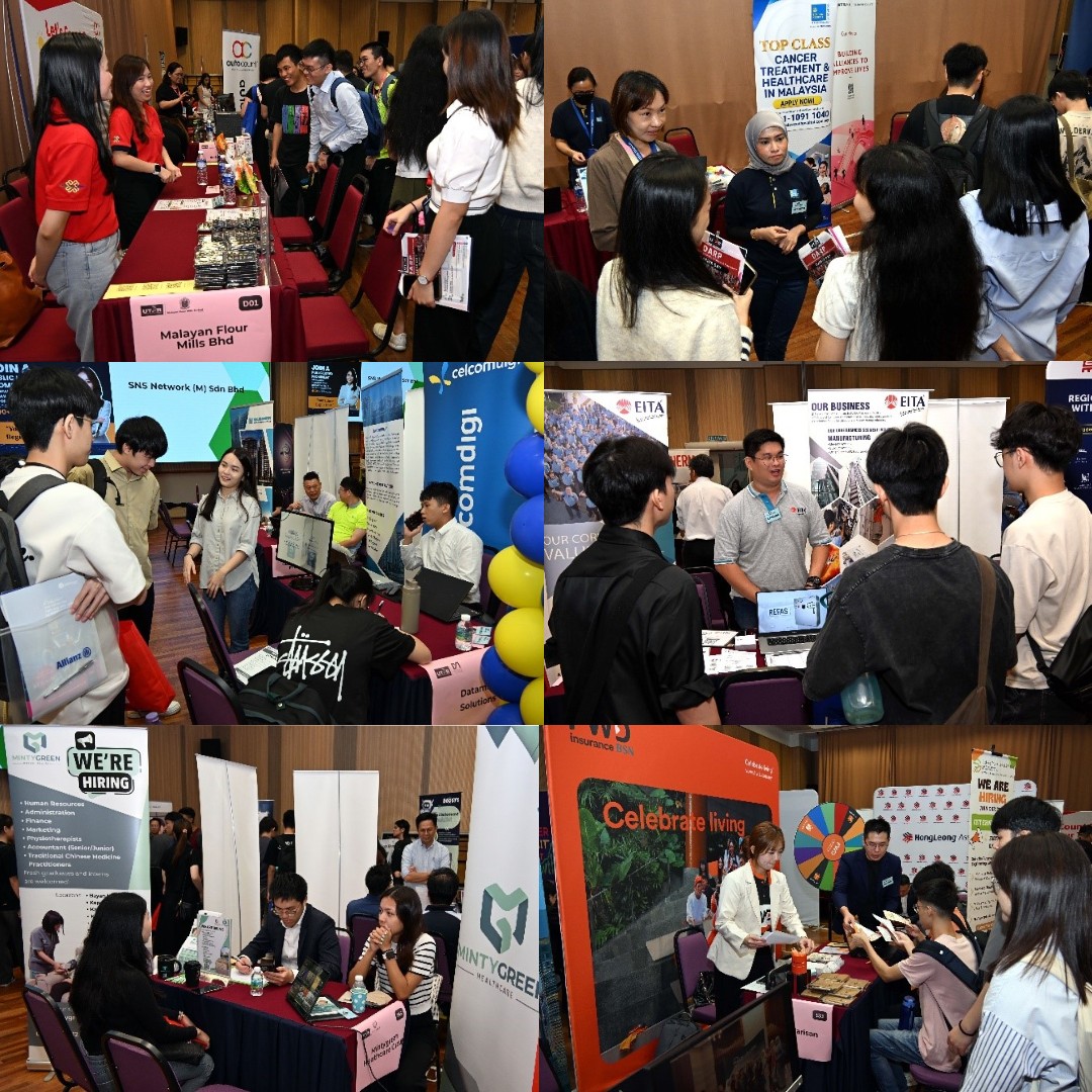 Students exploring career paths through conversations with industry professionals