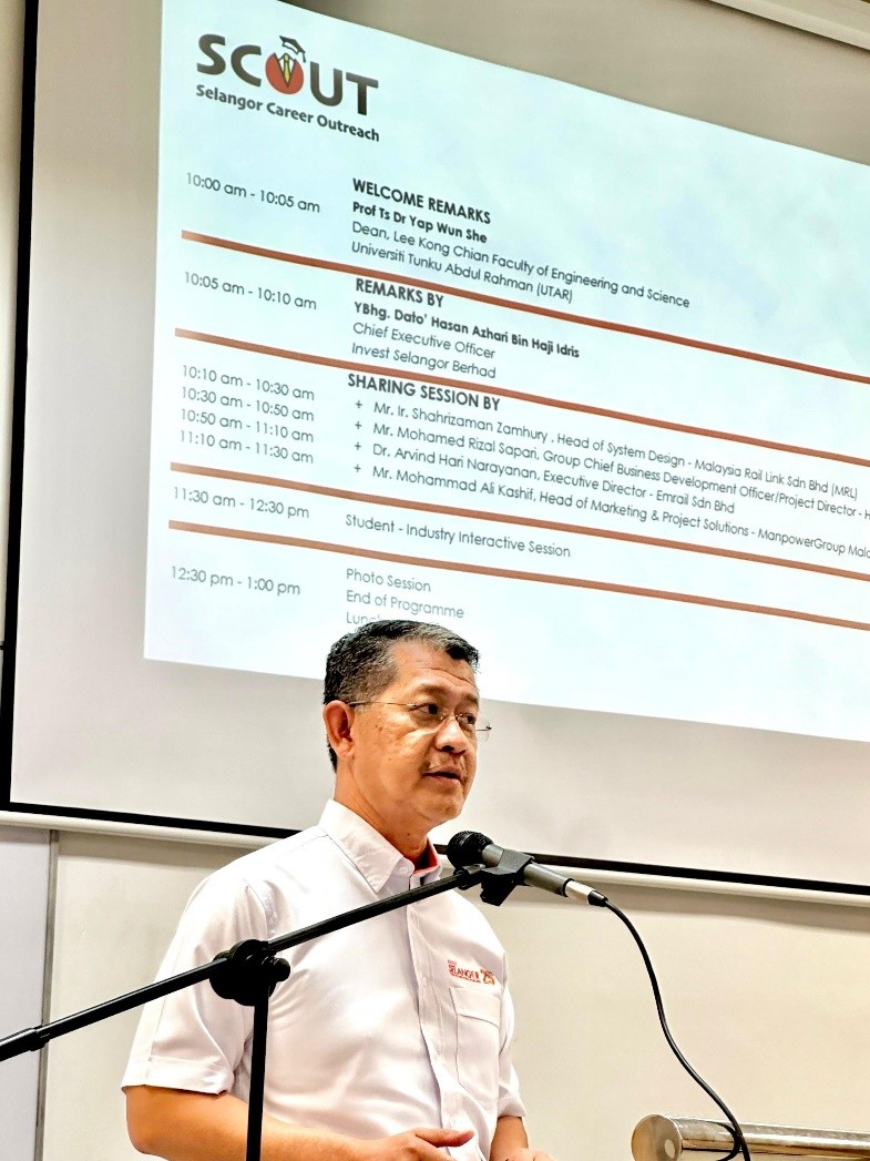 Dato’ Hassan emphasising the need for skilled talent to drive industries forward