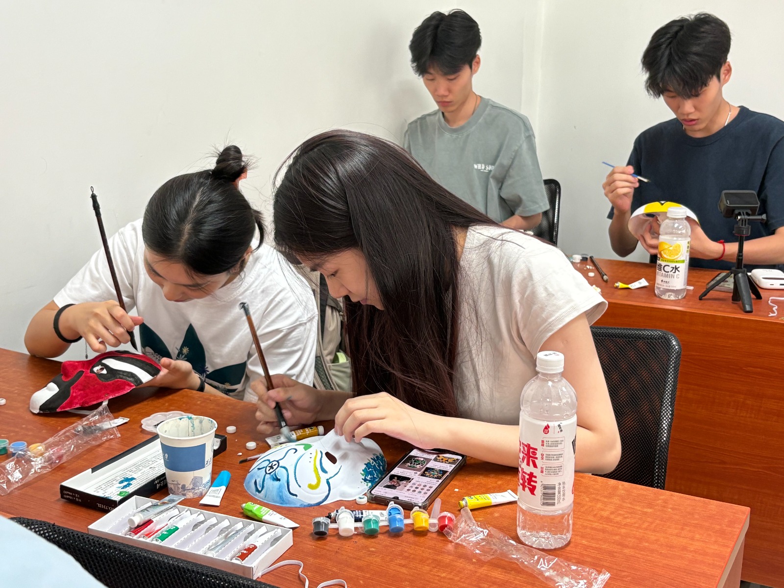 UTAR students and academics unleashing their creativity on blank masks