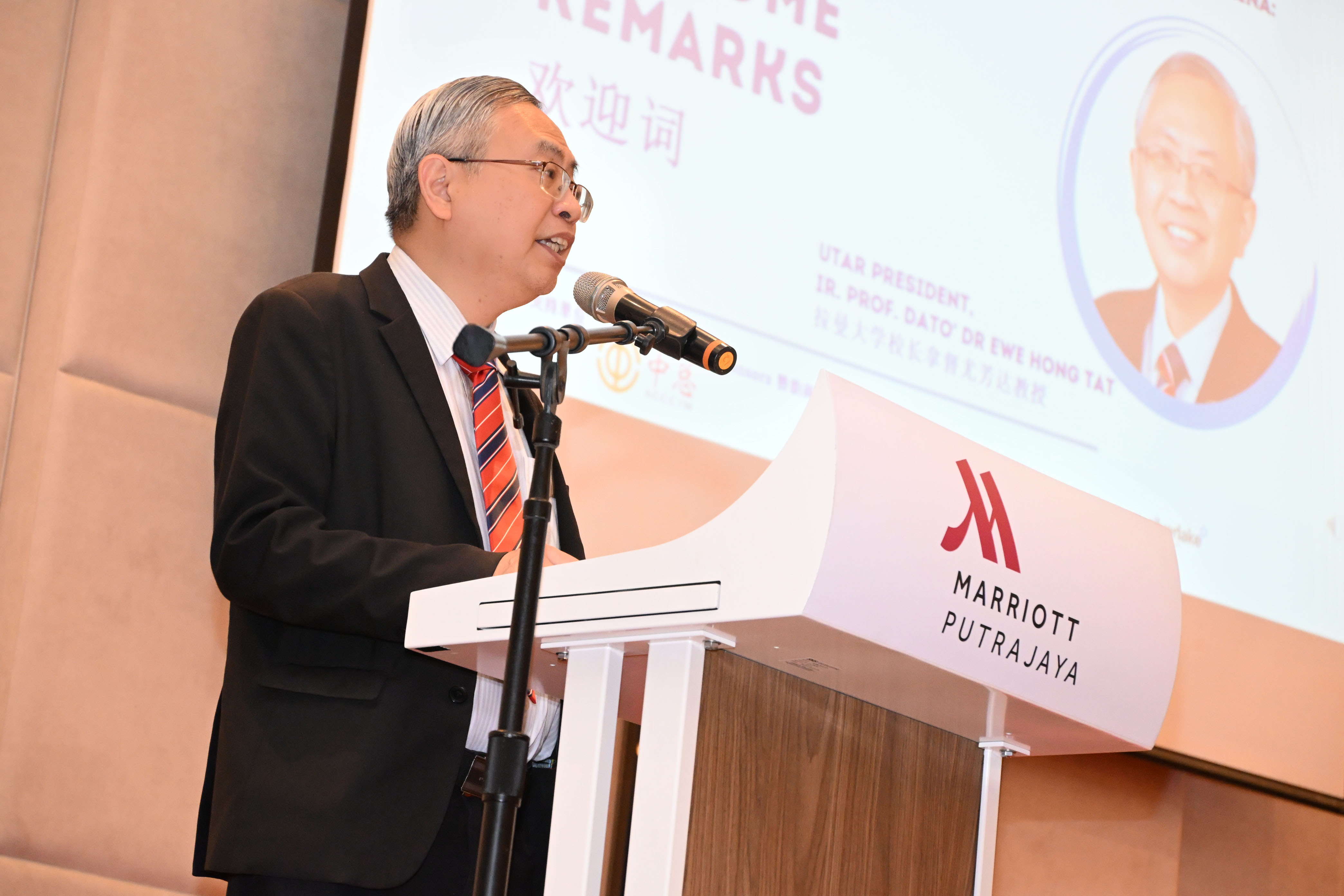 Prof Dato’ Ewe reaffirming the Twin Parks’ contributions