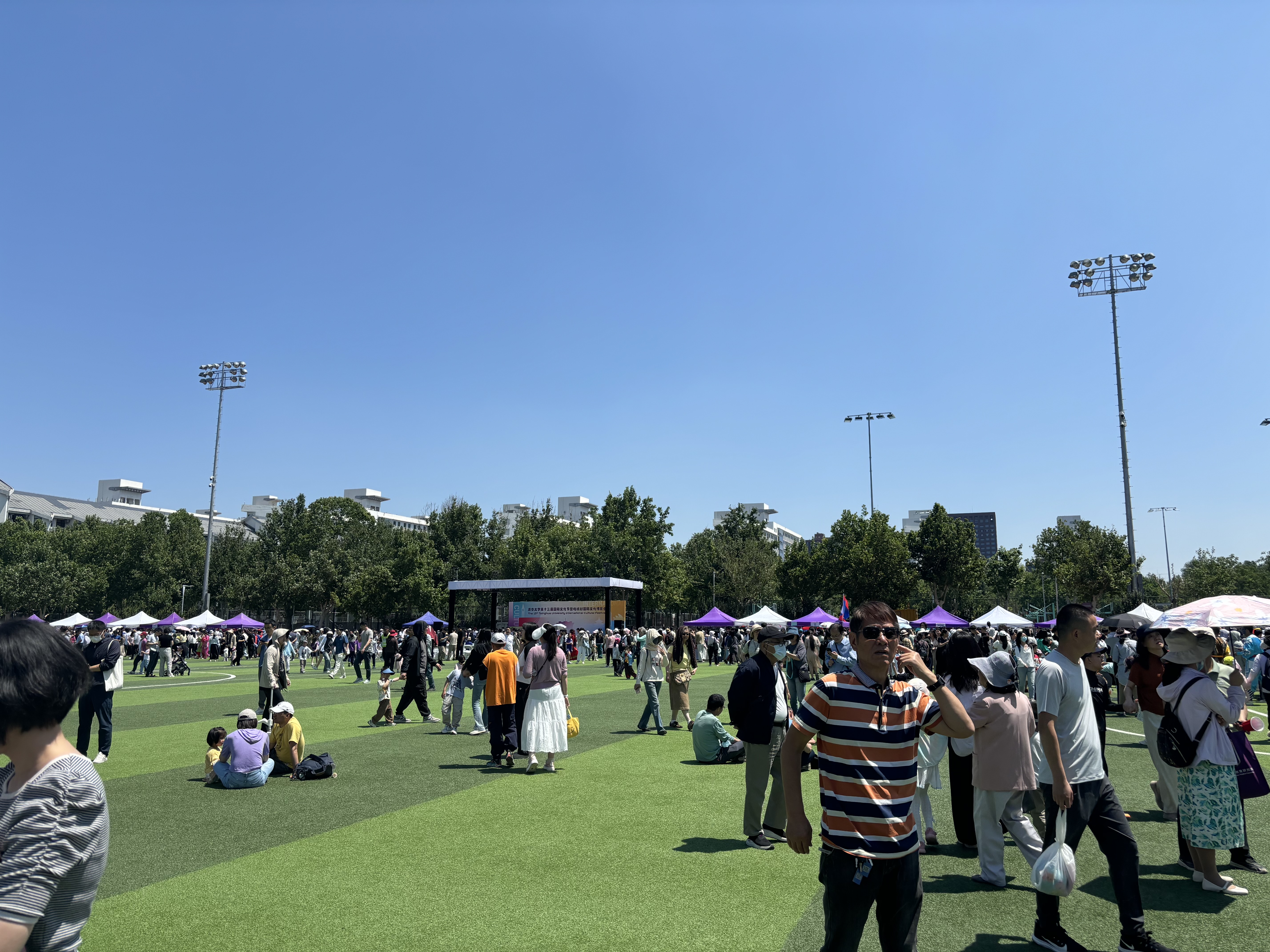 Echoes from around the world — the annual Global Village brimmed with not only crowds, but also joy and cultural diversity