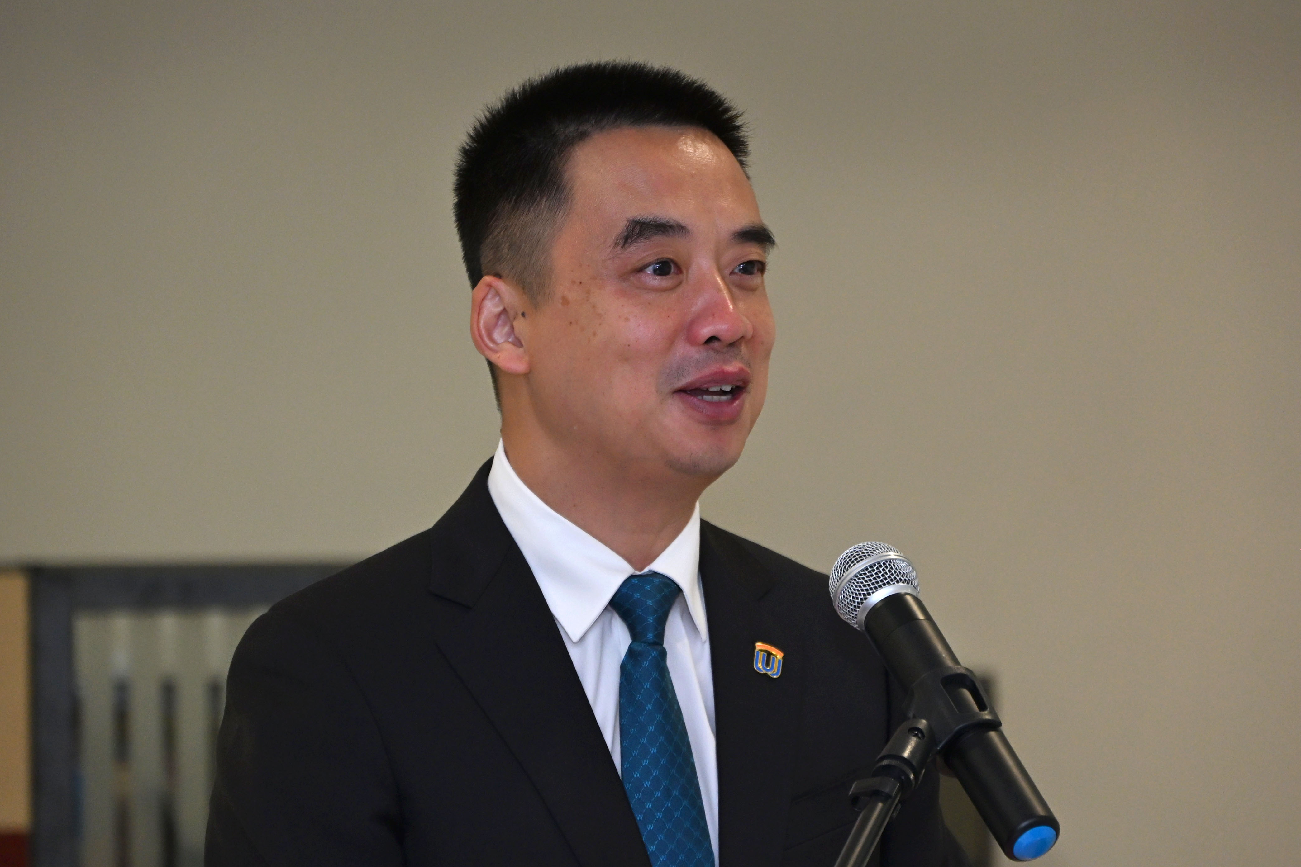 Prof Qiu expressing his hopes for deeper collaboration