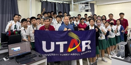 Students exploring 2D Animation art with Ts Ng 