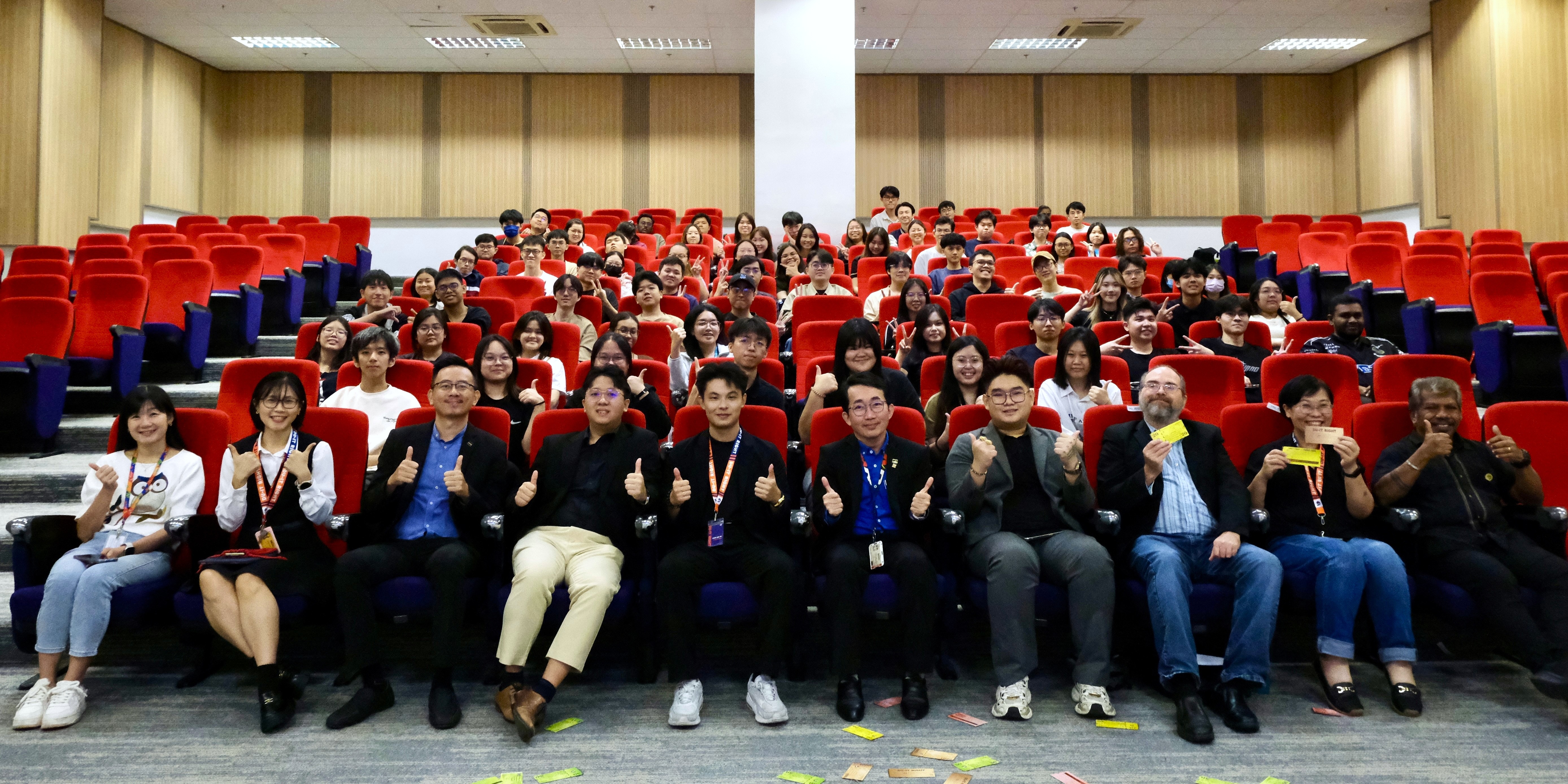 Front row, from left: Dr Tan Jue Jun, Ms Cheah Shu Xu, Mr Kenneth Lee Tze Wui, Mr Anton Liew Chee Hao, Chen, Dr David Tneh, Mr Lee Mun You, Mr Anthony Gandolfo Miranti Jr, Ms Lim Wai Ping Penny and Mr Zachary Roland Anthony