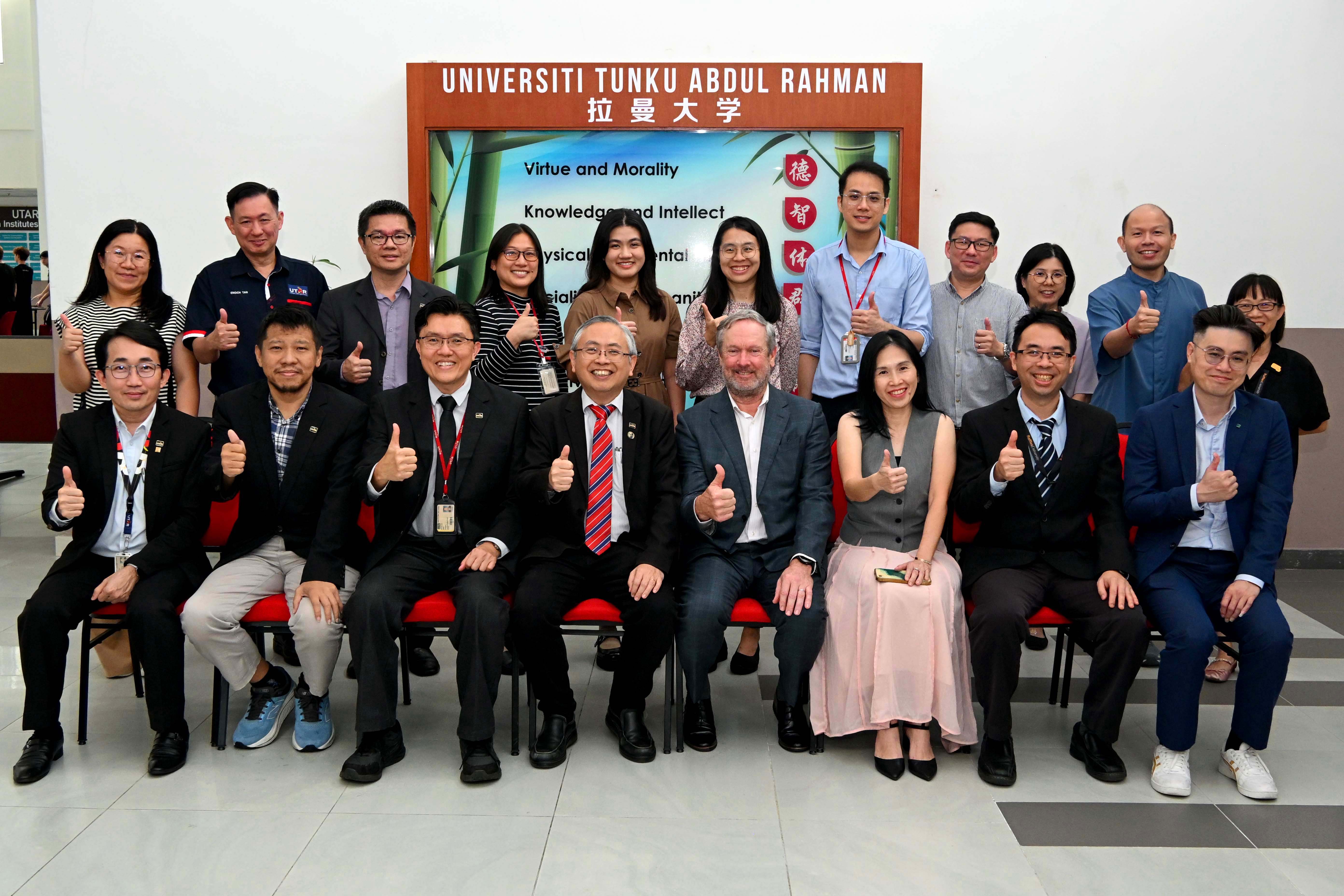 UTAR and Raffles University staff