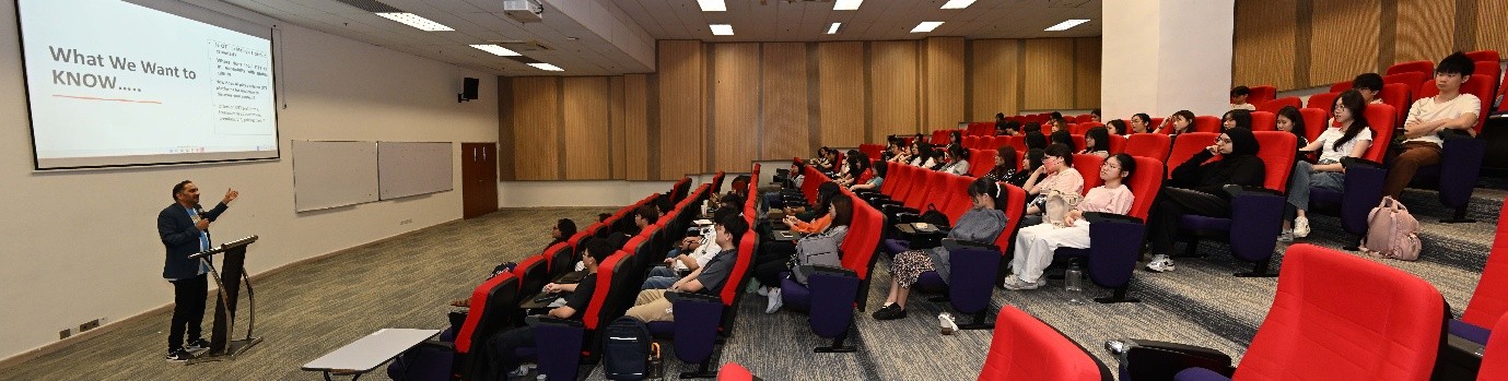 Physical participants at the talk