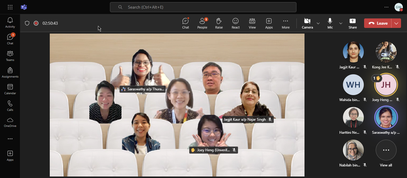 Group photos of the training sessions throughout the National Training Week 2025 2