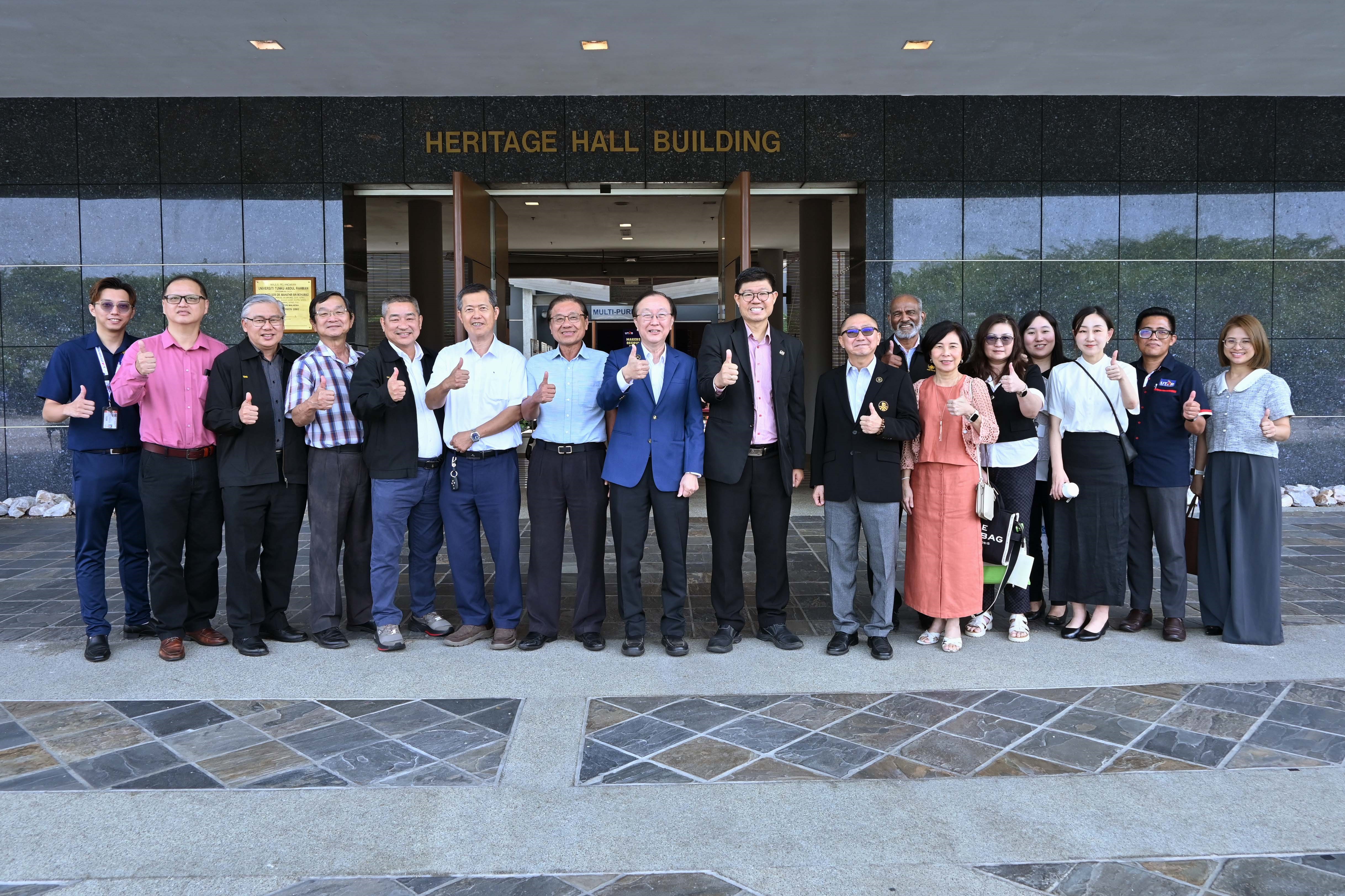 Group photographs at UTAR Heritage Hall Building