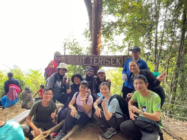 Participants at Bukit Terisek