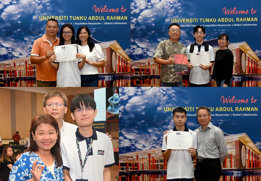Recipients with their parents