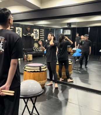 UTAR club members participating in Drummover Fitness, a fitness programme offered by Drummover