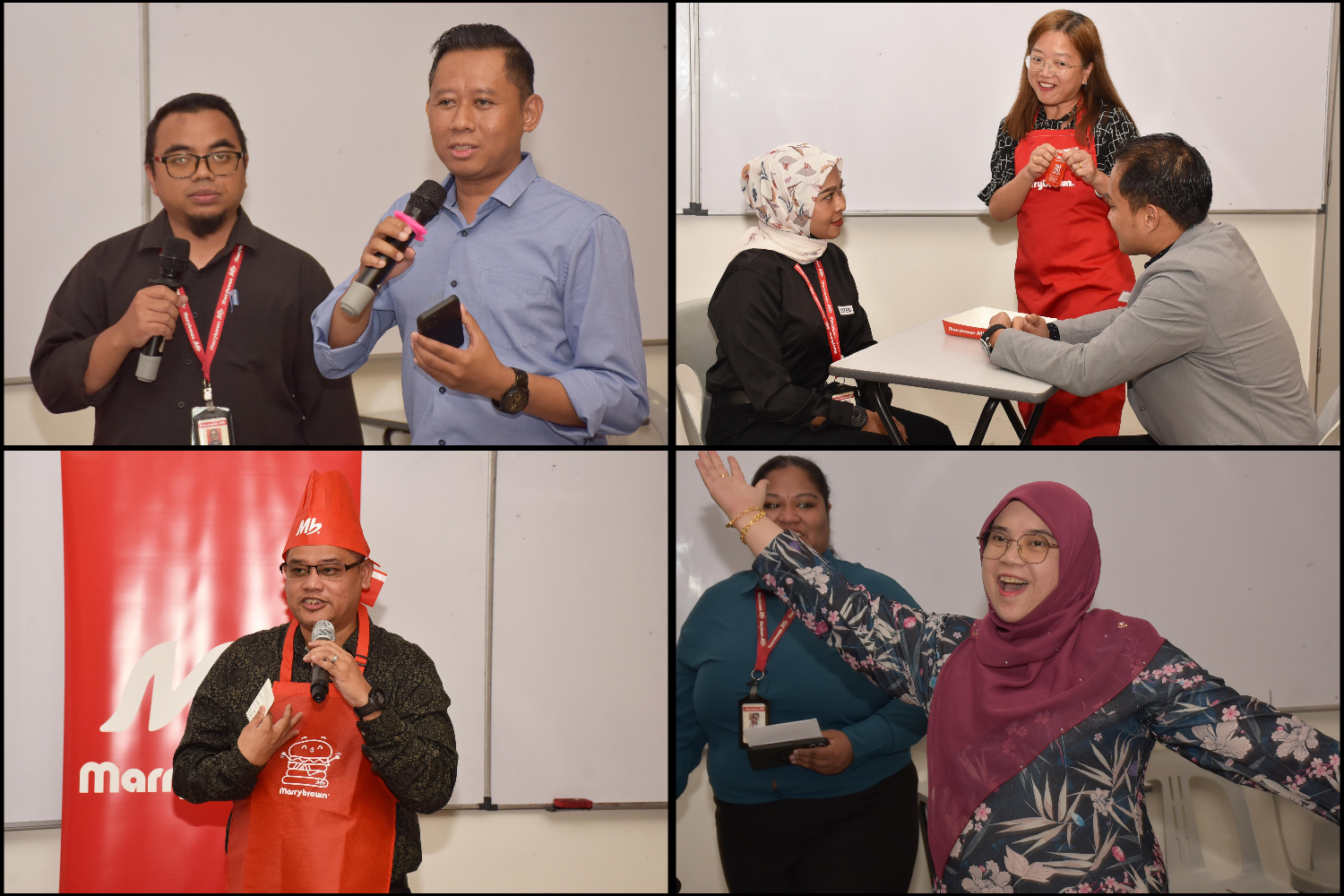 Participants sharing the outcome of the training 