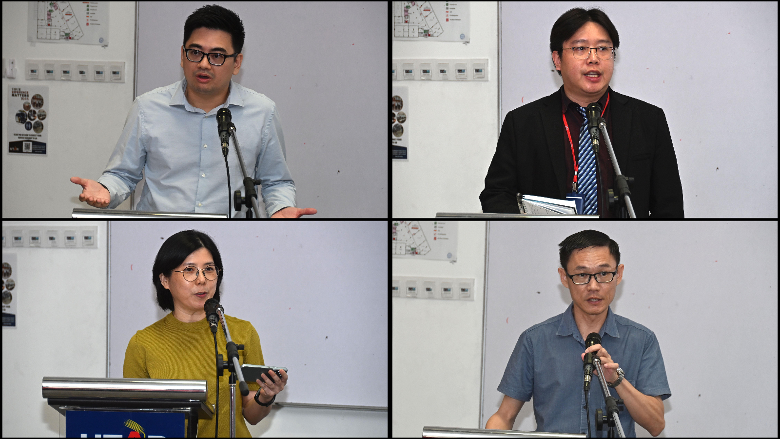 HoDs presenting the outcome of the meeting 2