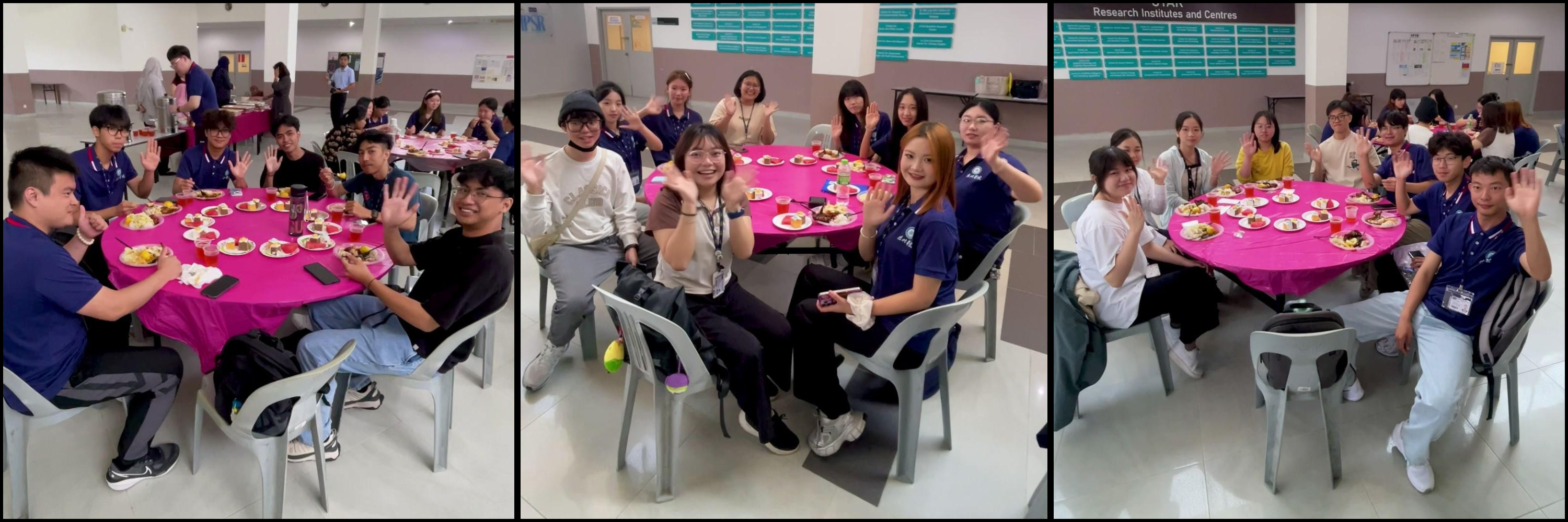Exchange students engaging with UTAR Buddies