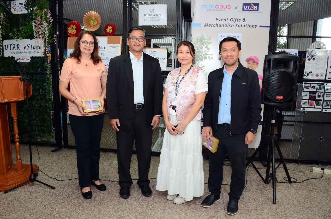 From left: Mr Reina, Prof Faidz, Dr Winnie Wong and Mr Hafeez