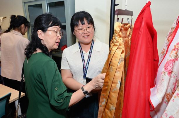 Participants experiencing Chinese culture through interactive hands-on activities