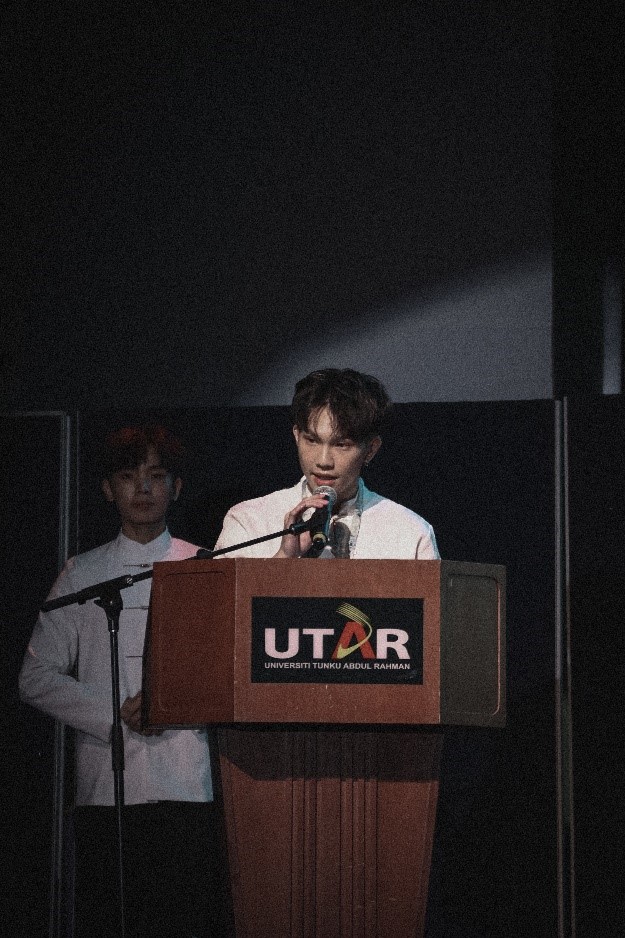 Sam highlighting the long-standing passion passed down from UTAR CLS’s predecessors 