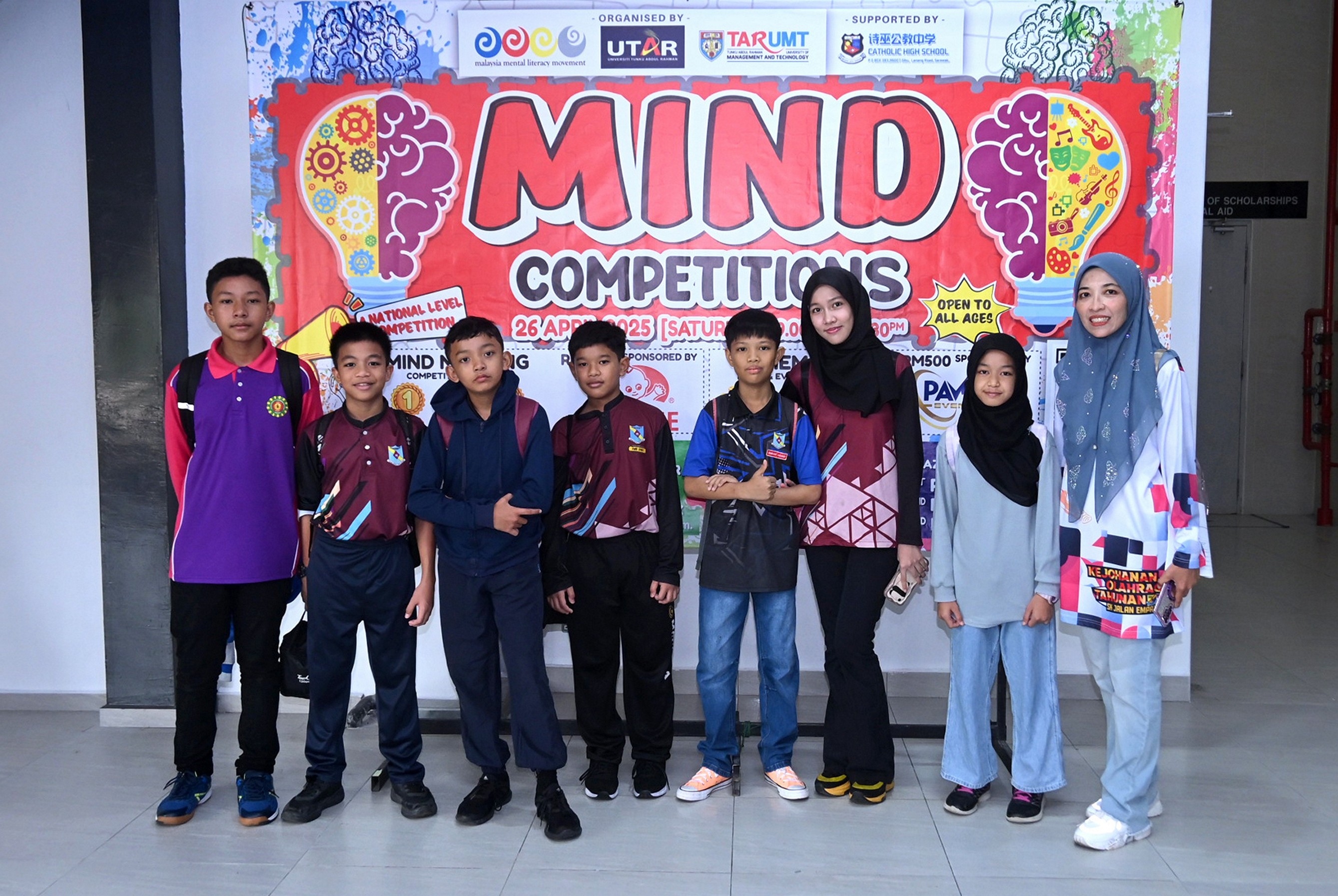 Participants from various institutes at UTAR Sungai Long Campus