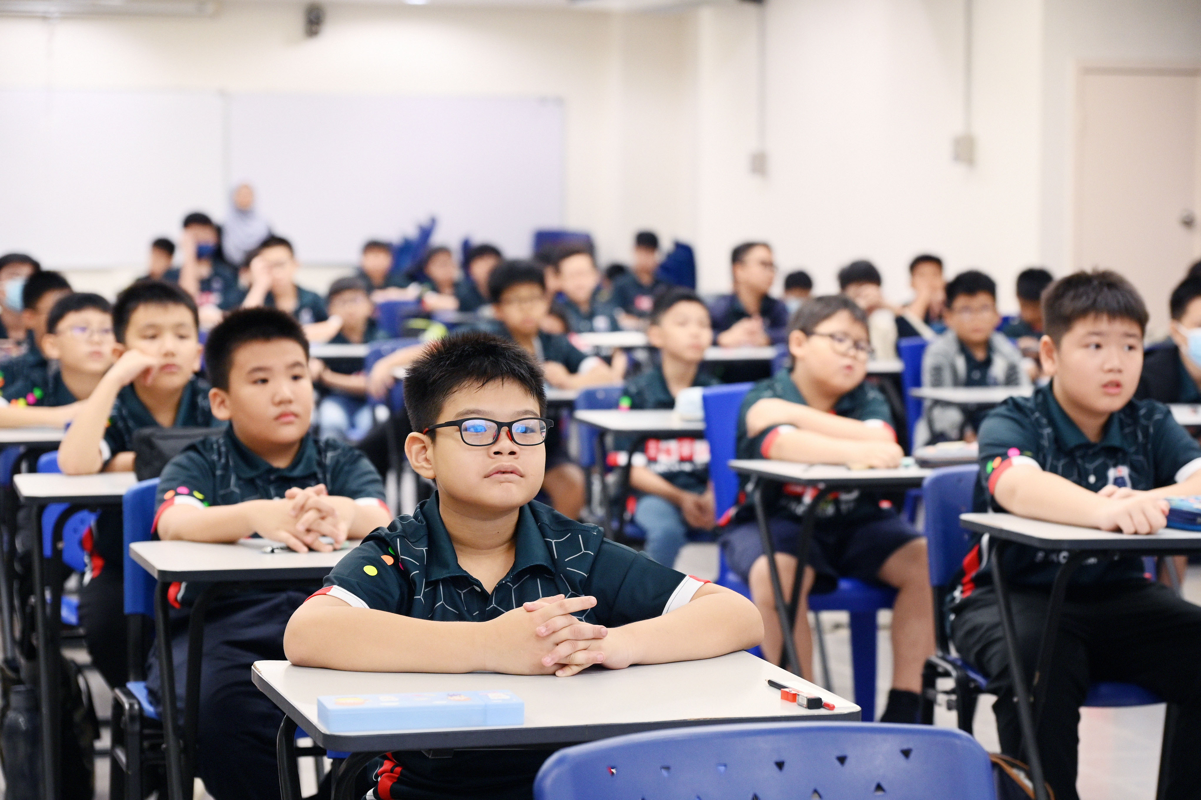 Participants taking part in the memory competition at UTAR Sungai Long Campus, UTAR Kampar Campus, TAR UMT Penang Branch and Catholic High School in Sibu, Sarawak