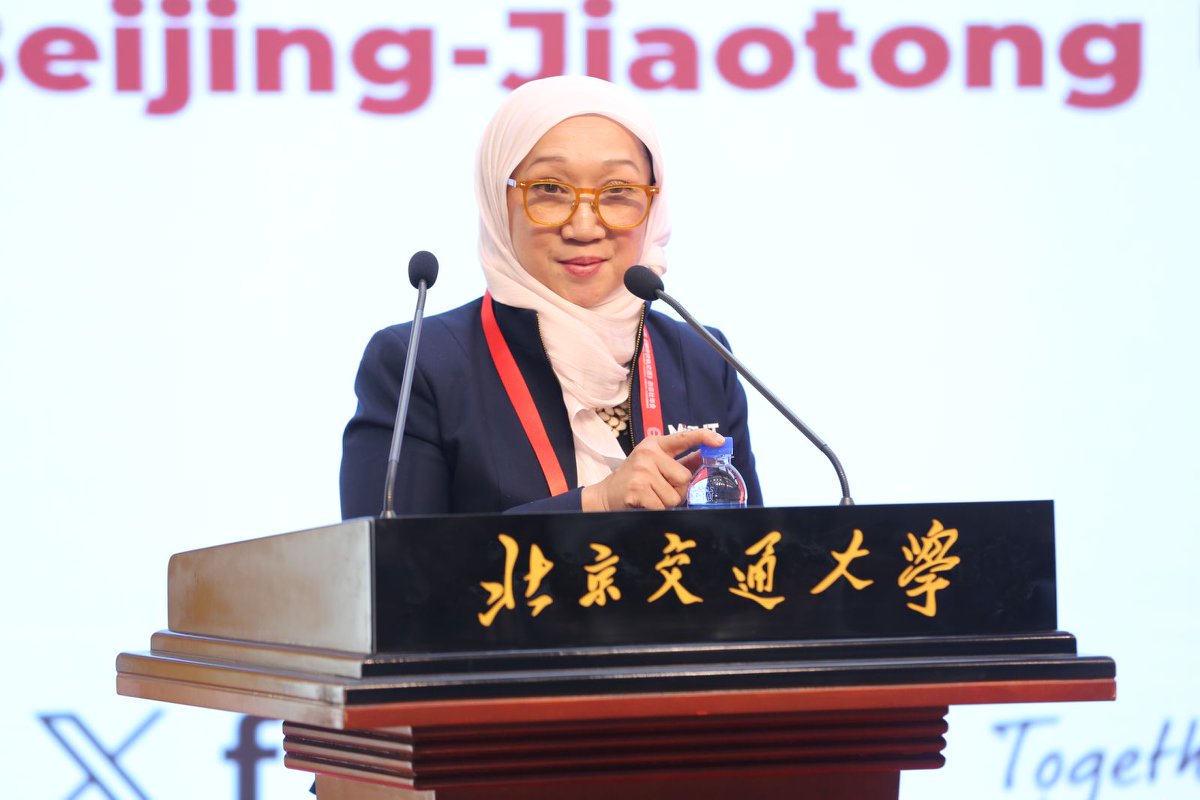 Clockwise, from top left: Mr Siew, Dr Chua and Ms Nik Sufini delivering their presentation