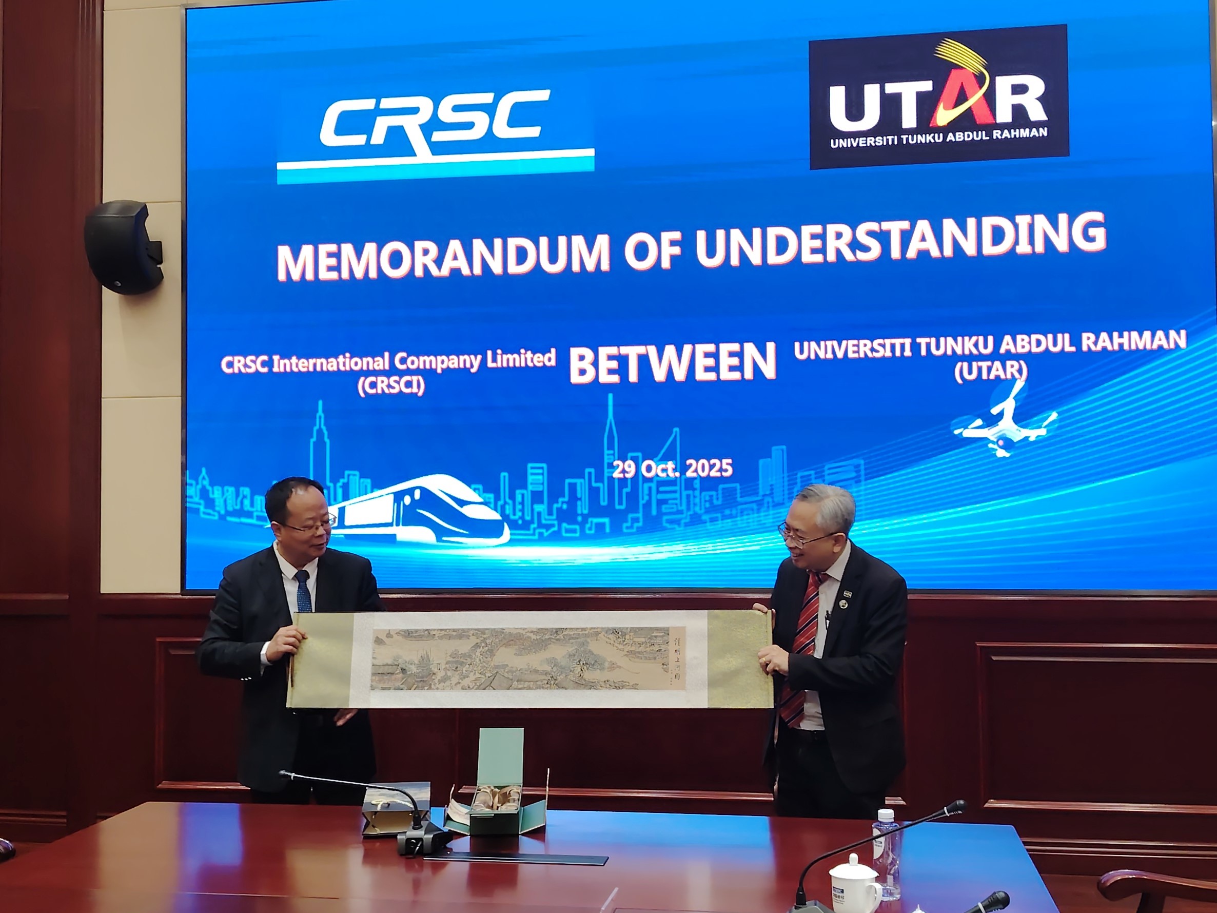 MoU signing with CRSC