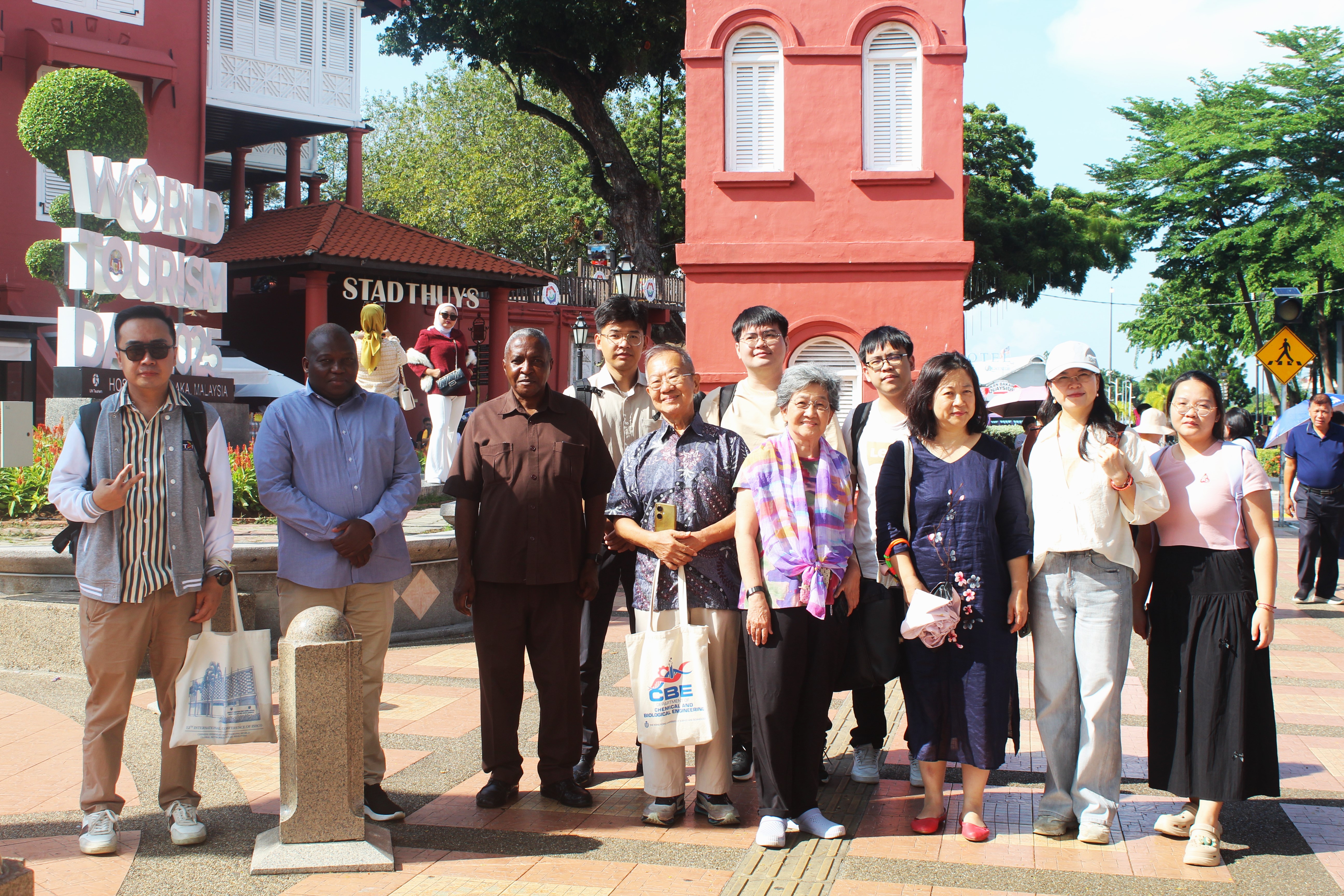 International participants of the ACSF International Conference touring Melaka