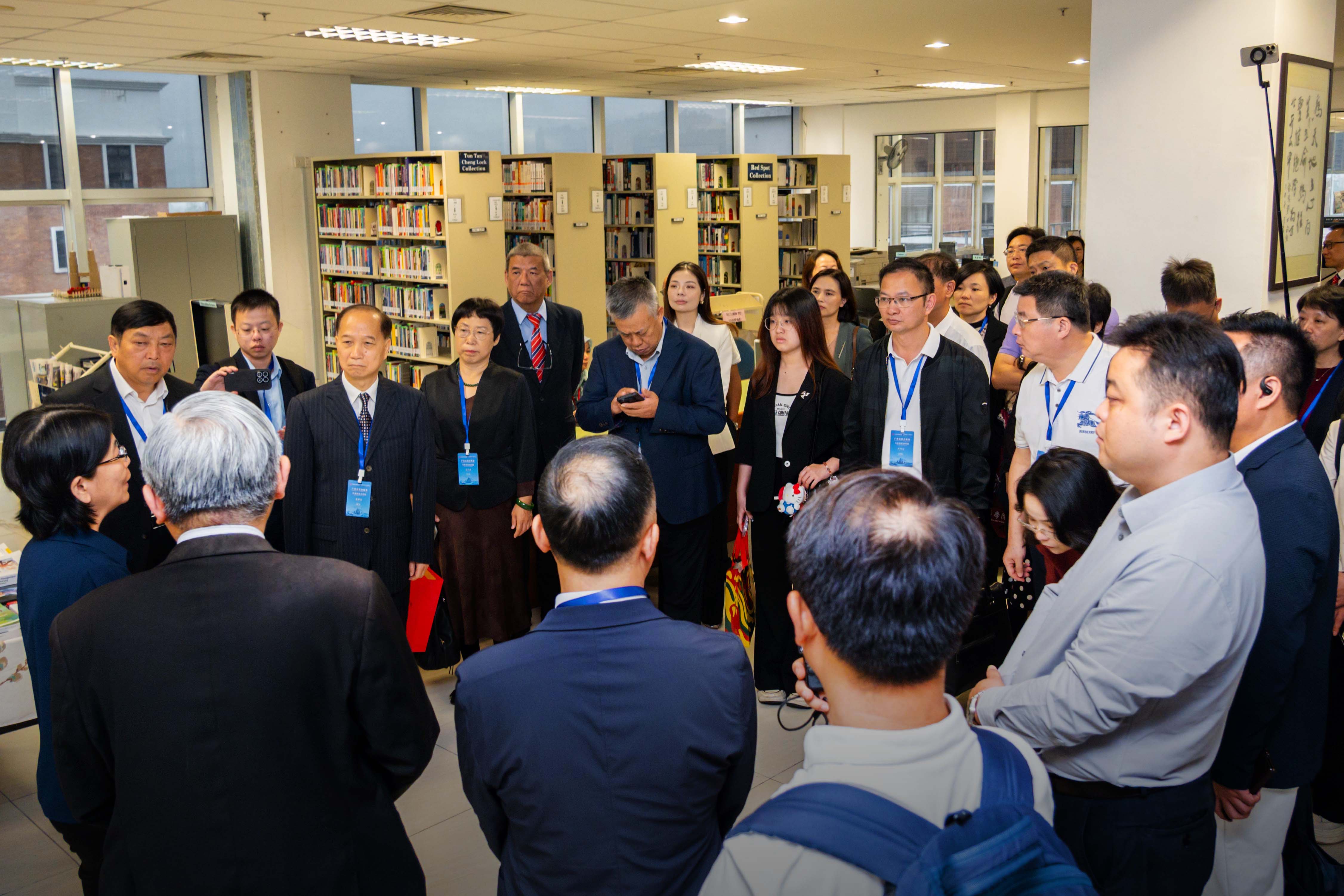 Delegates exploring UTAR’s academic and research facilities during the campus tour