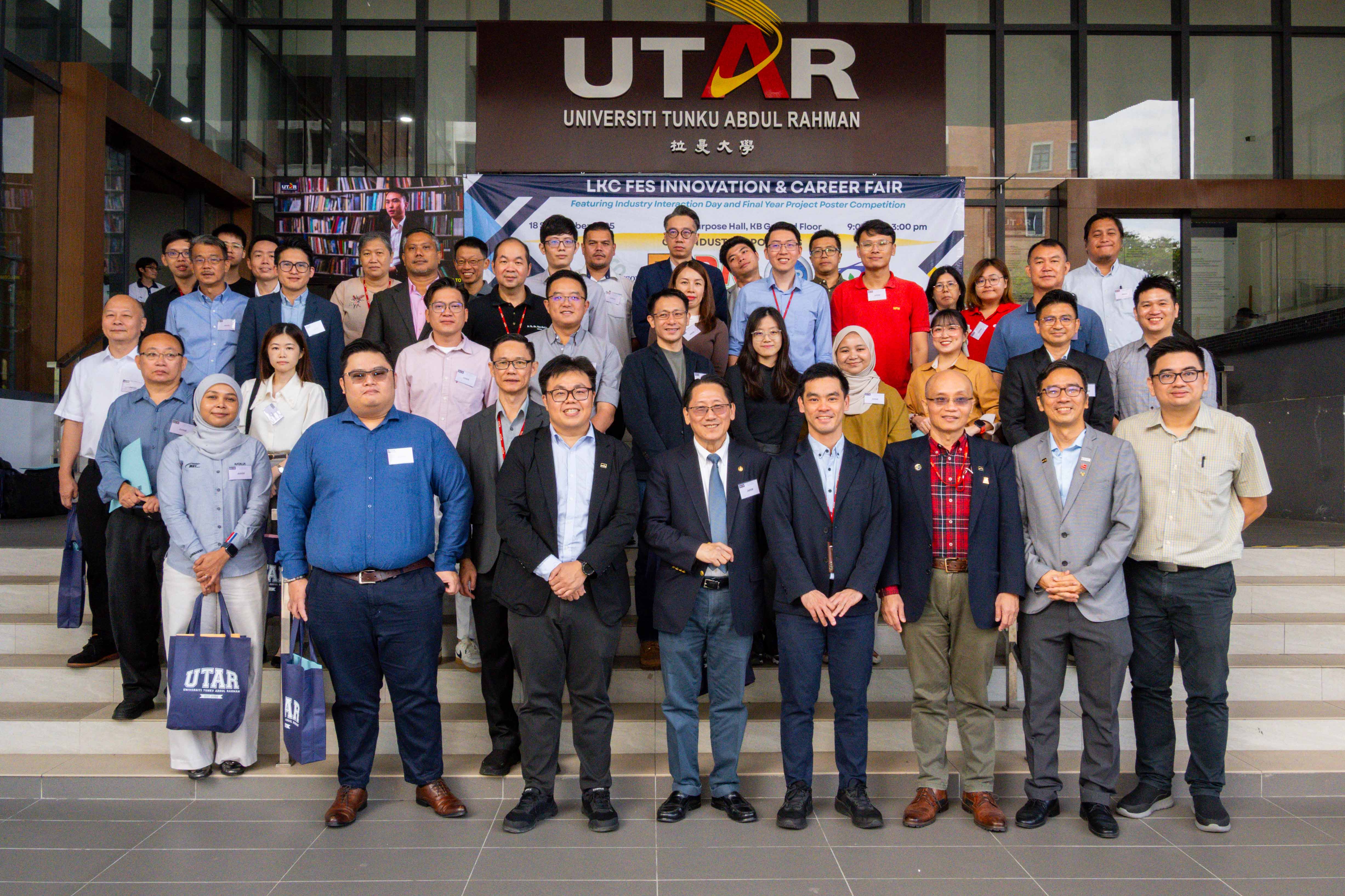 Organisers and judges at the event