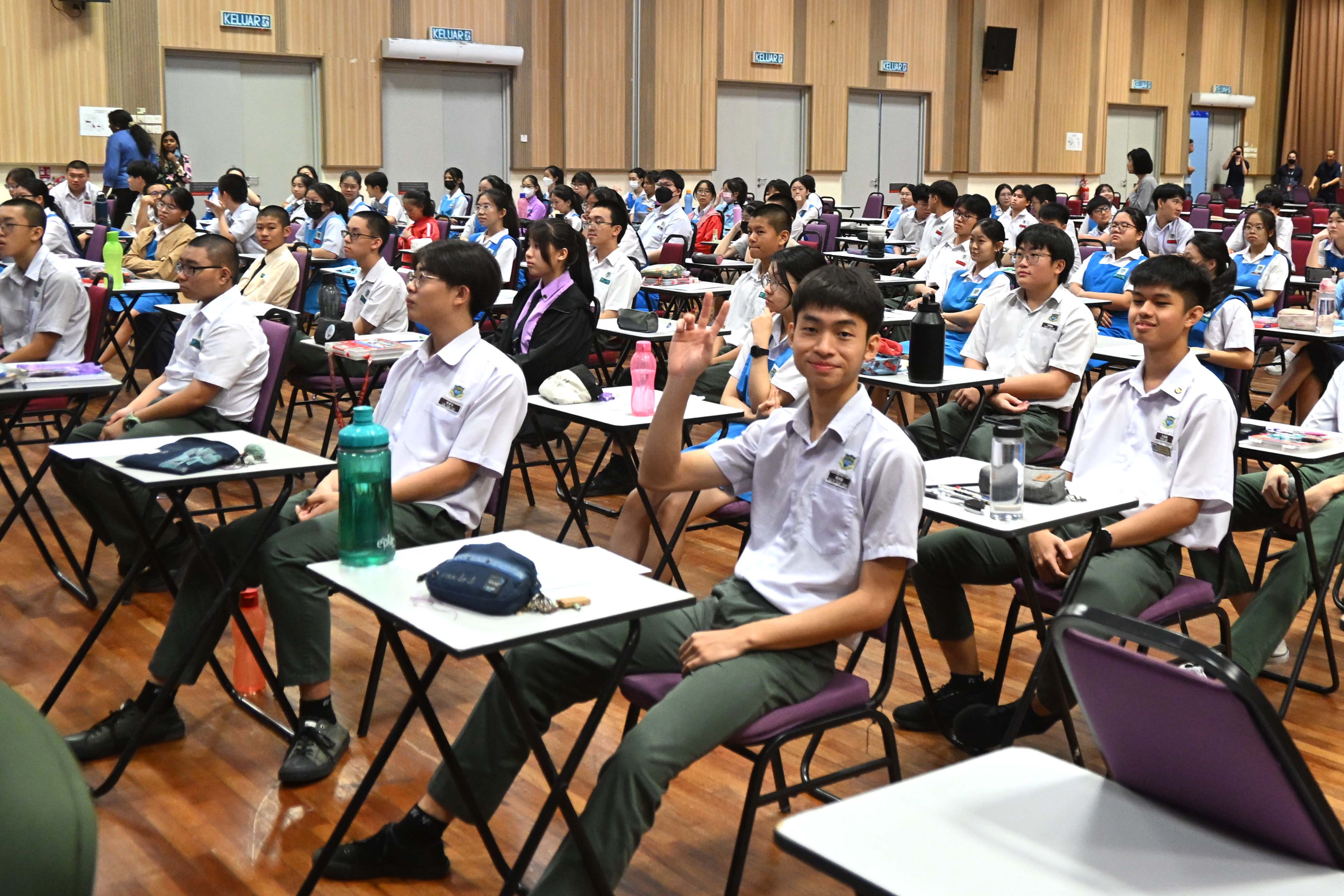 Participants at the competition